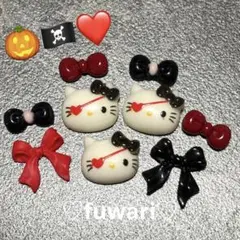 【早割♡ハローキティ】 パイレーツデザイン　ネイルパーツ　ハロウィン　♡サンリオ