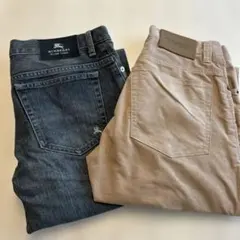 BURBERRY BLACK LABEL パンツ 2本セット ウエストサイズ70のサムネイル