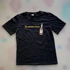 SINGHA BEER 黒 Tシャツ