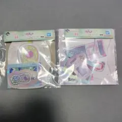 一番くじ　プリキュア　ジッパーバッグ＆ステッカー　２種