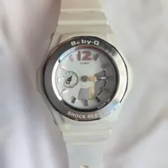 【CASIO】Baby-G ホワイト (型番 BGA-132) ジャンク品