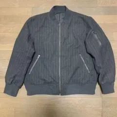 GU.ジーユー.MA-1フライトジャケット.XL.グレー