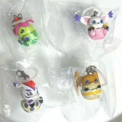 デジモン めじるしアクセサリー パルモン ゴマモン パタモン テイルモン