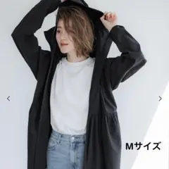 coca UVカットギャザーパーカー　Mサイズ　黒