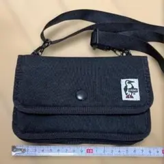 ■ チャムス CHUMS ブラック ショルダーポーチ