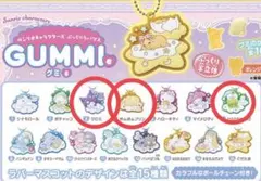 サンリオキャラクターズぷっくりラバマスグミ6 キーホルダー チャーム