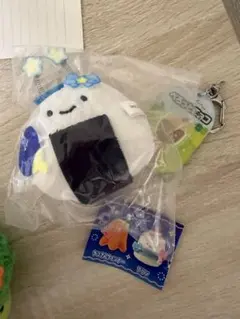 Qualia　にっこりーノ　フェスティバルのぬいぐるみ　おにぎり　ガチャ