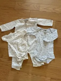 Petit Bateau ロンパース3点セット サイズ74
