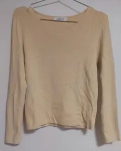 NATURAL BEAUTY BASIC 薄手長袖ニット