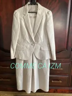 コムサイズム セットアップスーツ　ワンピース　L 美品　ママスーツ