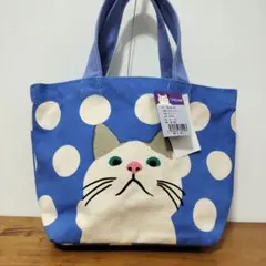 フレンズヒル 猫のターチャン ミニトートバック キャンバスミニトート 猫バック