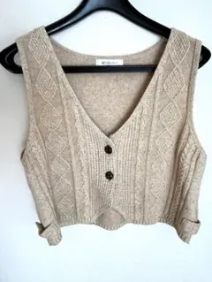 ゴールデンベアー、毛糸ベストLサイズ！早い者勝ち！