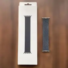 純正Apple Watch ブレイデッドソロループ 46mm ミッドナイト