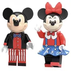 ミッキー & ミニー レゴ互換 ミニフィグ セット