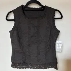 BISTY ダークブラウン タンクトップ 38