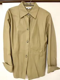 LAST SALE:VINCE 軽くて柔らかいラムレザーのシャツジャケット