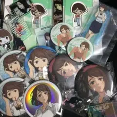 呪術廻戦 懐玉・玉折 家入硝子 缶バッジ アクリルスタンド くじ