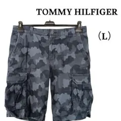 即日配送❣️TOMMY HILFIGER 迷彩柄 メンズカーゴショートパンツ