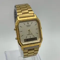 新品電池 稼働 CASIO AQ-230 メンズ ヴィンテージ 腕時計 레트로