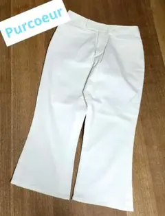 ⭐週末限定セール⭐Purcoeur レディース　ハーフパンツ　ホワイト　M。。