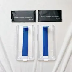 iPhone 12 強化ガラス ガラスフィルム 液晶 保護 2枚 ガイド枠付