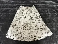 【Honeys】フレアスカート ベージュ/レオパード