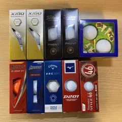 ゴルフボール【新品未使用】ミズノ、スリクソン、タイトリスト、キャロウェイ他