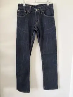 EDWIN 502 ストレートデニムパンツ ジーンズ 濃紺 28×32 古着