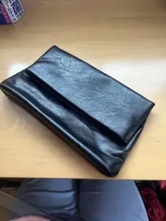 【美品】 ZILLMAN TOKYO クラッチバッグ ブラック 本革