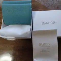 新品　未使用　BARCOS バルコス　二つ折り財布　レザー