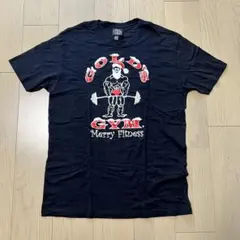 【値下げ中】ゴールドジム クリスマス限定オールドマンサンタTシャツ(XL)