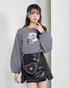 Darich Dベアジャガードニットトップス グレー - メルカリ