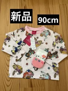 【新品】ディズニープリンセスTシャツ　ラプンツェル　白雪姫