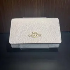 COACH ホワイトレザー キーケース コーチ COACH キーケース レディース （ホワイト