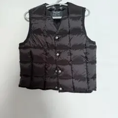 TAION 黒 ダウンベスト 110