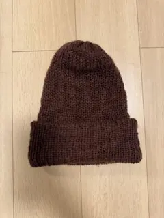 エドウィナホール Edwina Horl ニットキャップ バーガンディ - メルカリ
