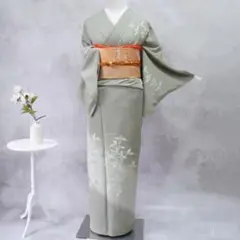 訪問着フルセット帯シルバー変更4点 488お宮参り 卒業式　入学式　結婚式