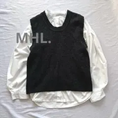 【人気·美品】MHLニットベストⅡ 中古・古着通販】MHL (エムエイチエル) メランジニットベスト