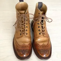 【極上の旧ロゴ期】トリッカーズ M2508 7.5 レザーソール ヒール交換済み