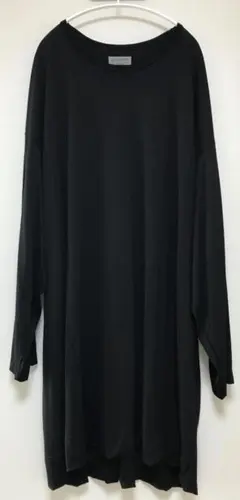 【極美品】ヨウジヤマモト　ビッグシルエット　ロングスリーブカットソー　黒のサムネイル