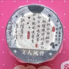 PET 雾影(英文) ダイカット加工 6cm×6m 海外マスキングテープ 英字