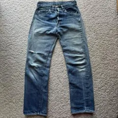 【70s】 Levi's 501 66前期 ボタン裏6 シングルステッチ