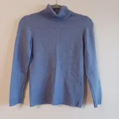 S357 ライトブルー ニットセーター S