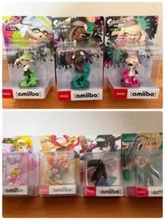 amiibo アミーボ 7体セット 未開封 スプラトゥーン ジョーカー クラウドのサムネイル