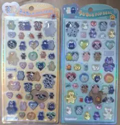 mojojojo うるちゅるポップシール 2シートセット