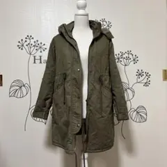 バックナンバー カーキ 裏キルティング ミリタリージャケット？モッズコート？