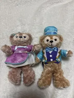 ダッフィーとシェリーメイ ぬいぐるみ ペア