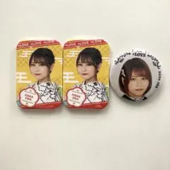 大場花菜　缶バッチセット