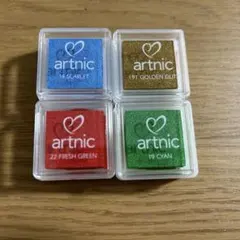 artnic インクパッド　スタンプ台　 4色セット
