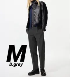 【新品】ユニクロ ウォーム スマートパンツ M ダークグレー スラックス 暖パン